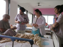 Rathan with GPH medical staff