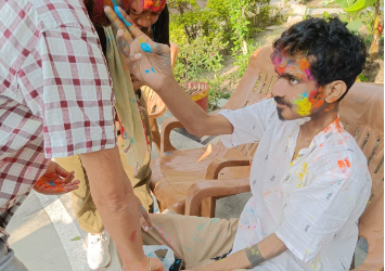 Holi: a time for splashing colors, and enjoying sweets