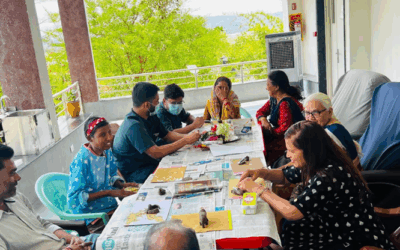 Shaping Joy: Art Therapy at Ganga Prem Hospice