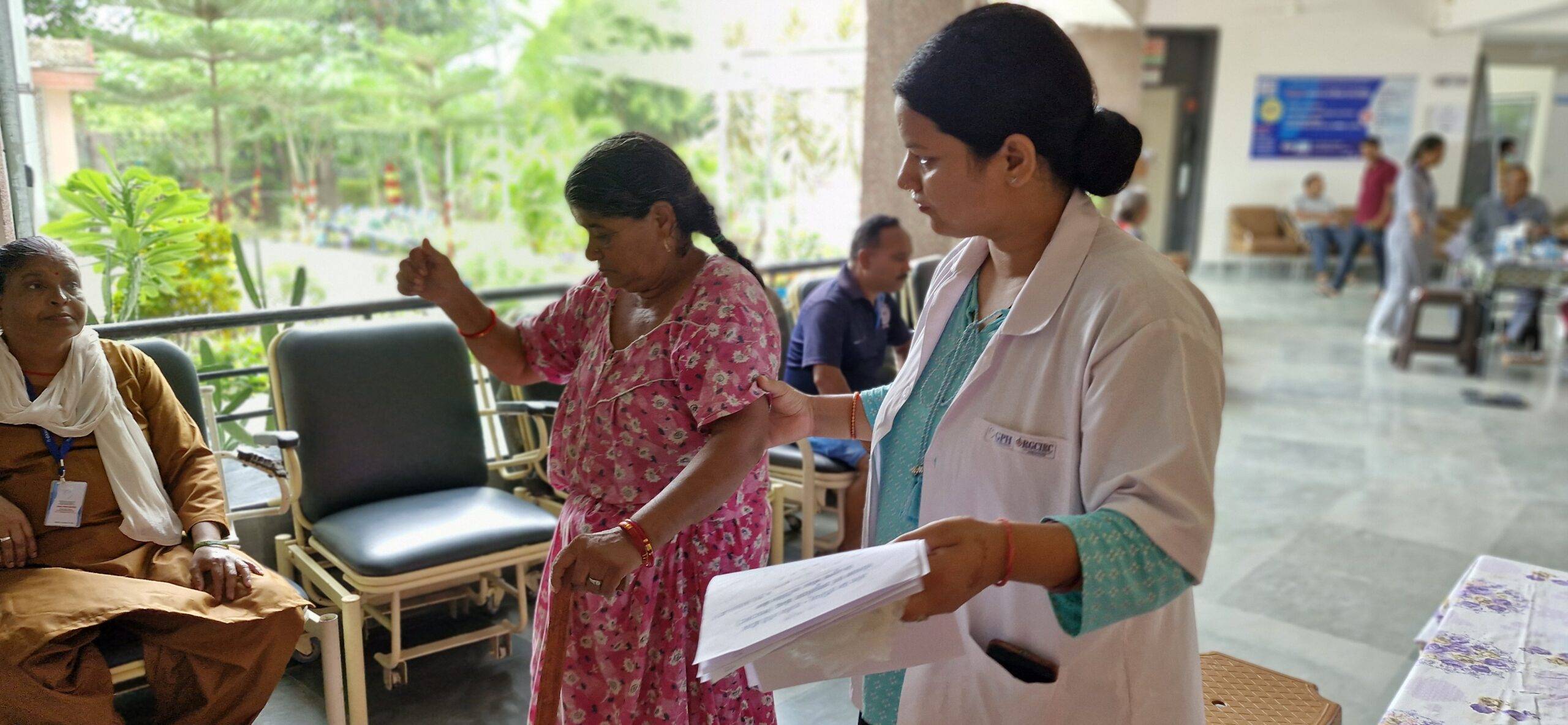 Cancer Patient at Ganga Hospic