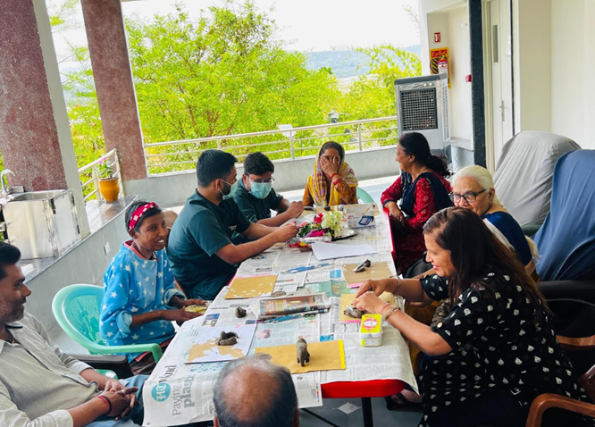 Shaping Joy: Art Therapy at Ganga Prem Hospice