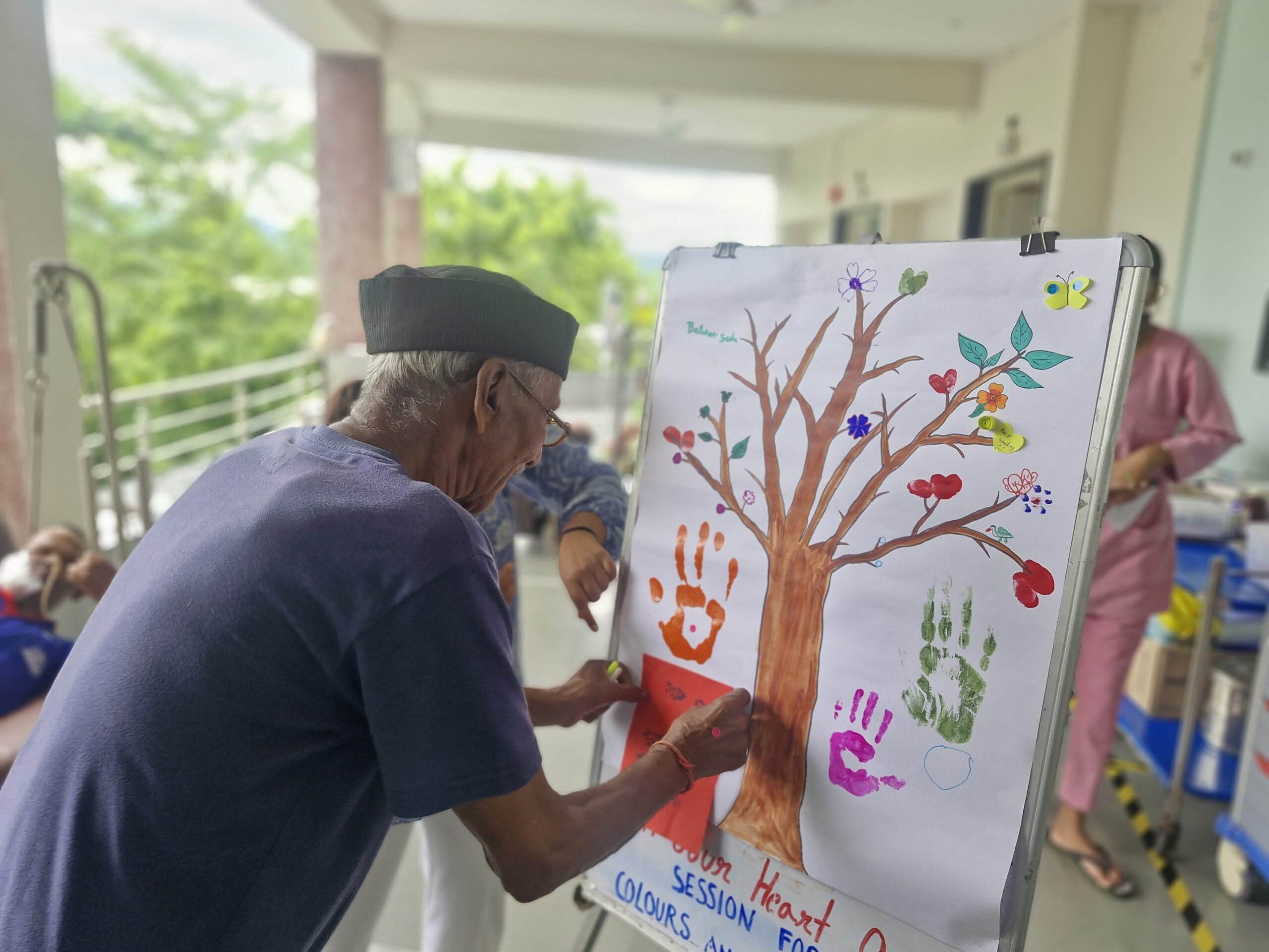 “Paint Your Heart Out”, a  journey of healing through art at Ganga Prem Hospice